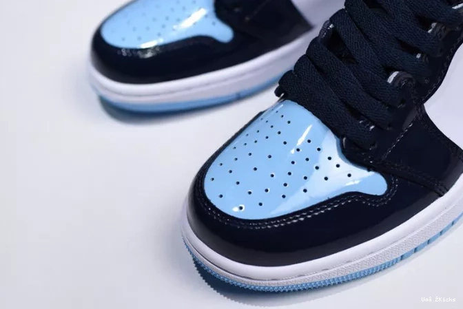 UNC   Leather Patent Air Chill 5415 Jordan Trendsetting CD0461- 1 Blue 336 0630